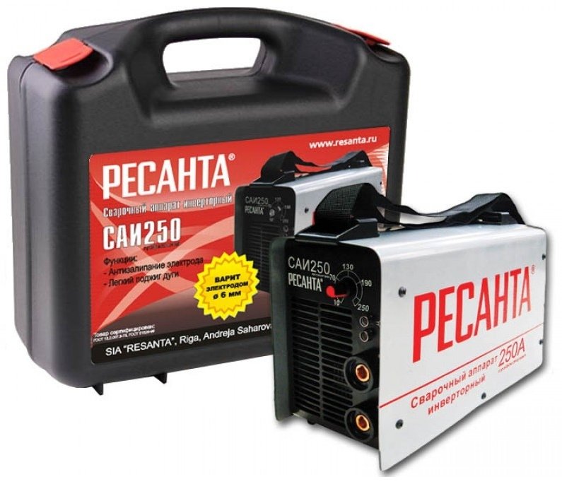 Ресанта сварочный инвертор САИ-250 + кейс (MMA) - ForteMarket Ресанта сварочный инвертор САИ-250 + кейс (MMA) купить,0