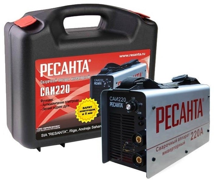 Ресанта сварочный инвертор САИ-220 + кейс (MMA) - ForteMarket Ресанта сварочный инвертор САИ-220 + кейс (MMA) купить,0