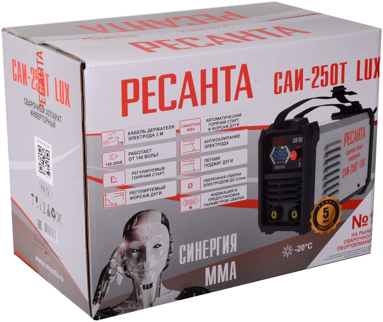 Ресанта сварочный инвертор САИ-250T LUX (MMA) купить,0
