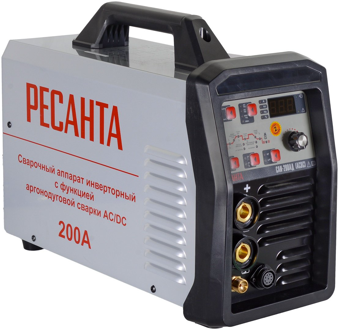 Ресанта сварочный инвертор САИ-200АД (АС/DC) (TIG, MMA) купить,302190