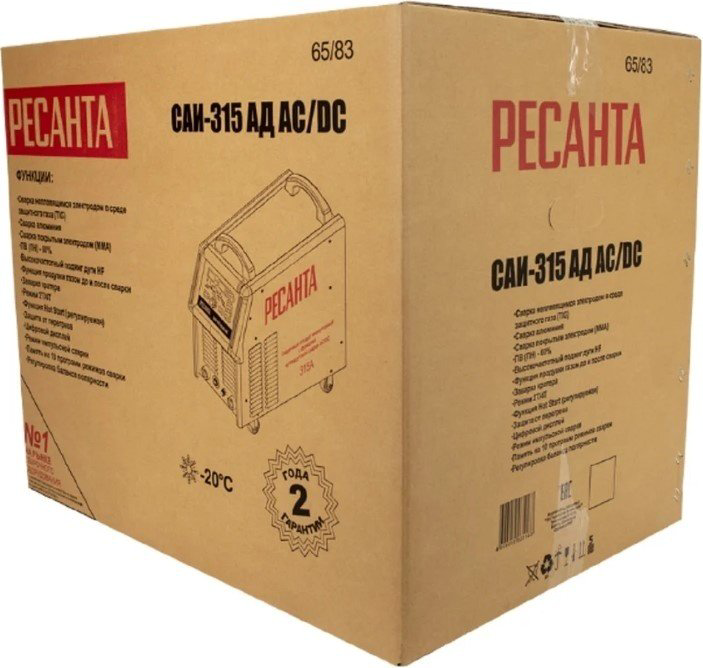 Ресанта сварочный инвертор САИ-315АД (MMA, TIG) купить,NaN