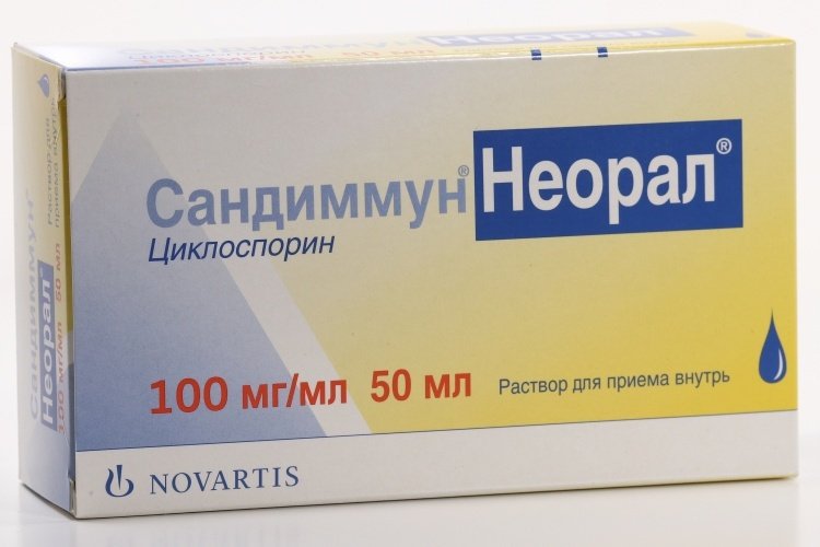 Сандиммун Неорал раствор 100 мг/мл 50 мл