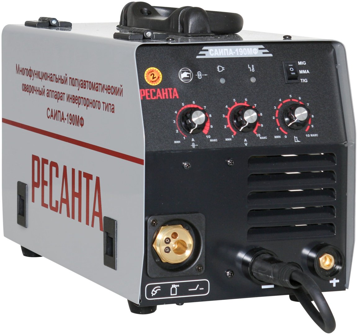 Ресанта сварочный инвертор САИПА-190МФ 65/24 (FCAW, TIG, MIG/MAG, MMA) - ForteMarket Ресанта сварочный инвертор САИПА-190МФ 65/24 (FCAW, TIG, MIG/MAG, MMA) купить,0