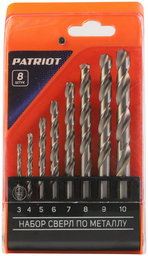 Сверло Patriot набор 815010541 3 мм, 8 шт.