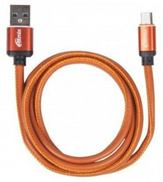 Кабель Ritmix USB 2.0 (M), micro-USB 2.0 (M), 1 м, оранжевый