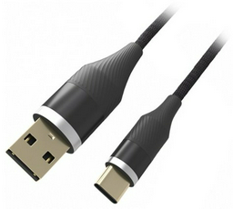 Кабель Ritmix USB 2.0 (M), USB TypeC (M), 1 м, черный