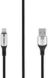 Кабель TFN USB 2.0 (M), Lightning (M), 1.2 м, черный