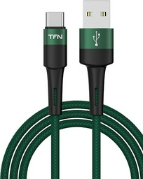 Кабель USB 2.0 (M), USB TypeC (M), 1.2 м, зеленый
