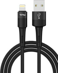 Кабель USB 2.0 (M), Lightning, 1.2 м, черный
