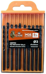 Сверло M-LION спиральное MHD36110P 3 мм, 10 шт.