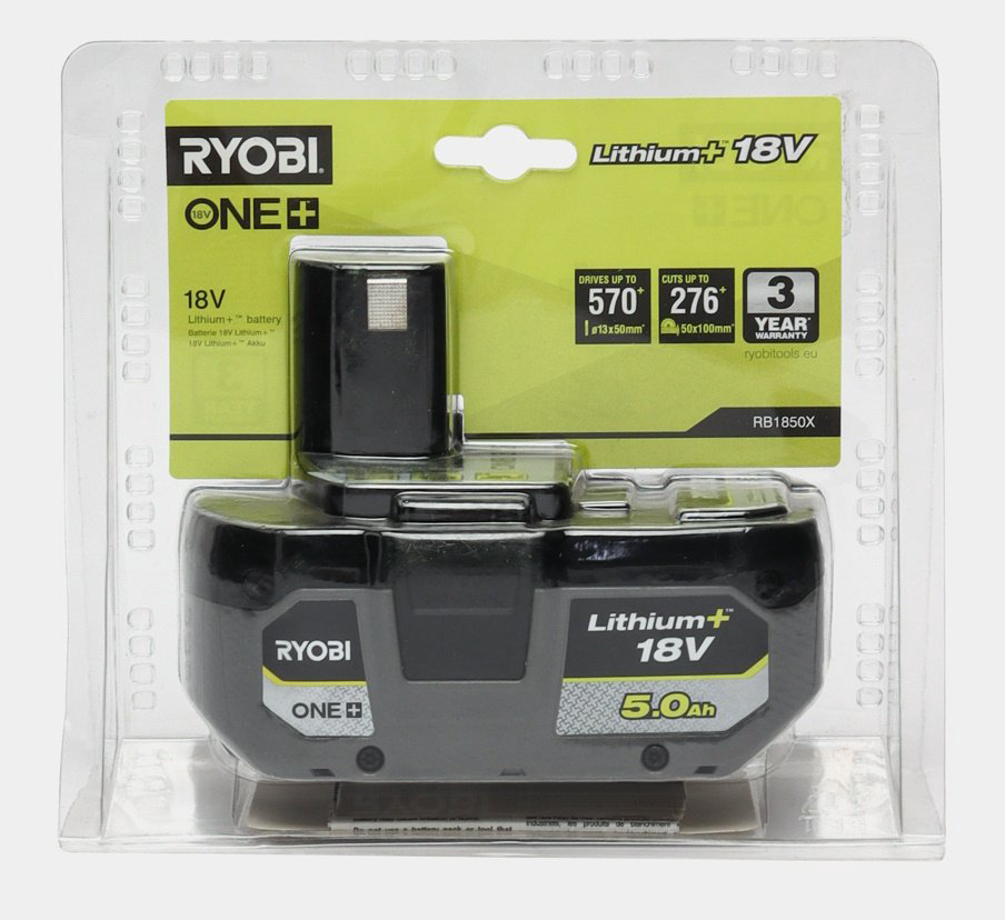 Аккумулятор RYOBI RB1850X 5133005287 Li-Ion 18 В 5 Ач 1 шт купить,53419