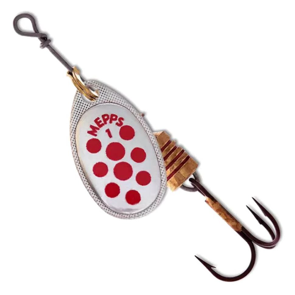 Блесна Mepps Aglia Decore №1 AG/RG 3,5гр Silver/Red купить,NaN