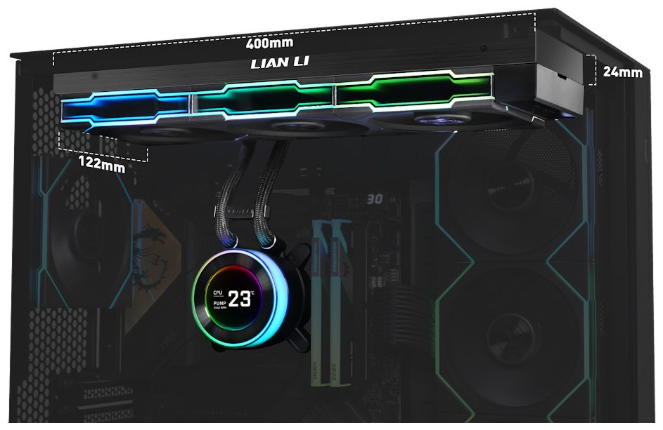 Кулер LIAN LI Hydroshift ll LCD-C 360TL Black G89.GHS2LCD36TB.00 - ForteMarket Кулер LIAN LI Hydroshift ll LCD-C 360TL Black G89.GHS2LCD36TB.00 купить,0