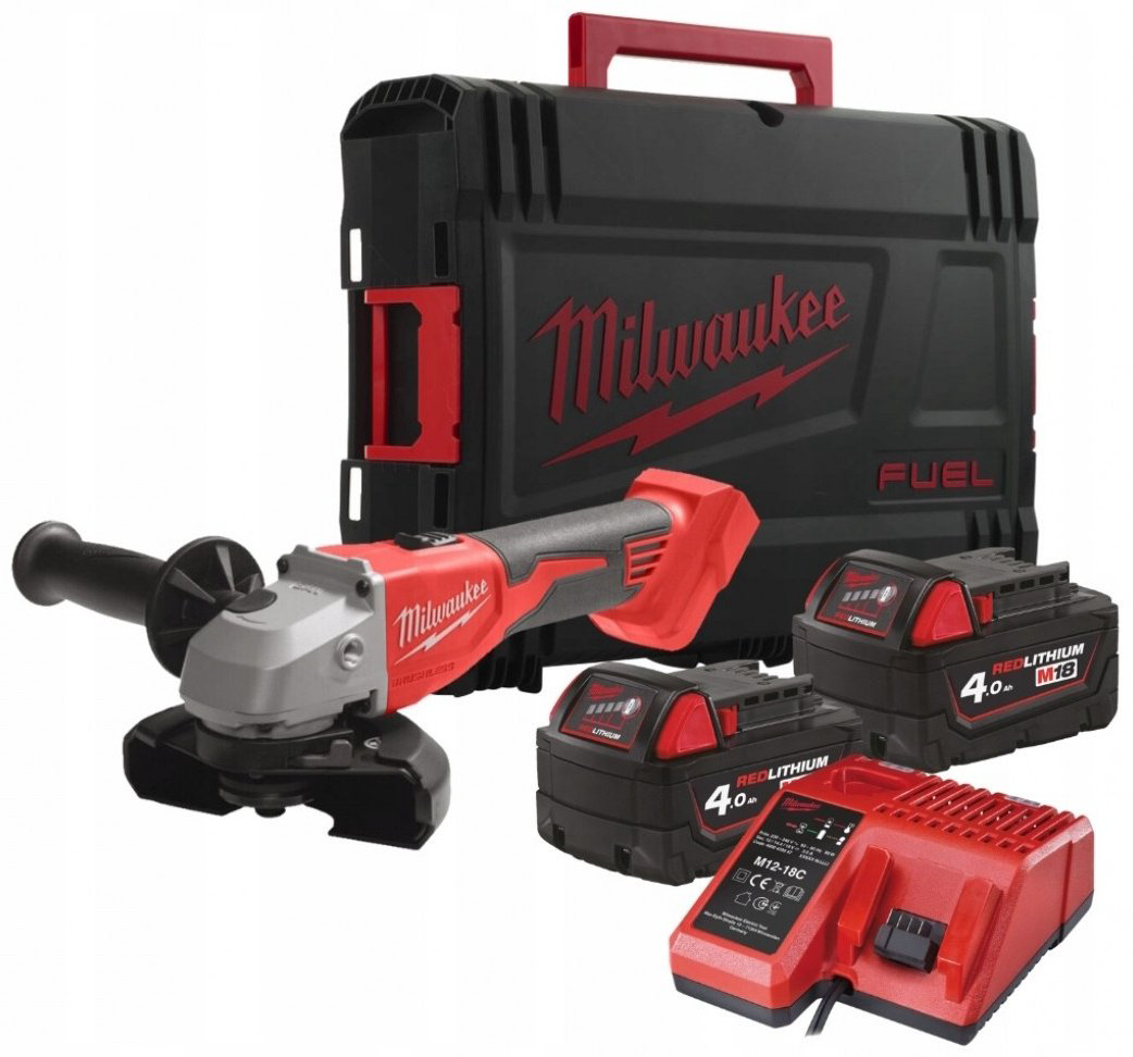 Шлифмашина угловая Milwaukee M18 BLSAG125X-402X 4933492644 купить,NaN