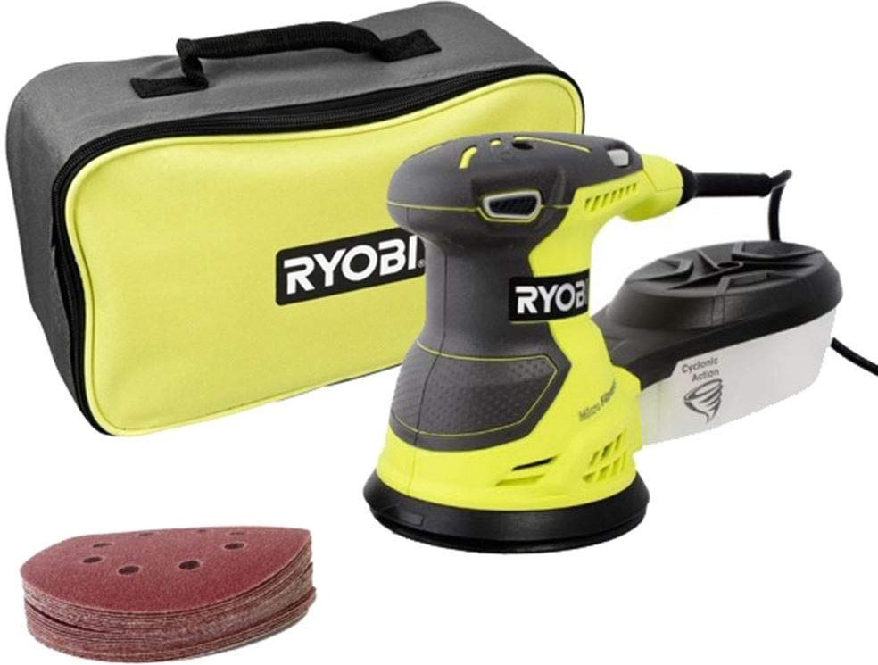 Шлифмашина эксцентриковая RYOBI ROS300A 5133001142 купить,NaN