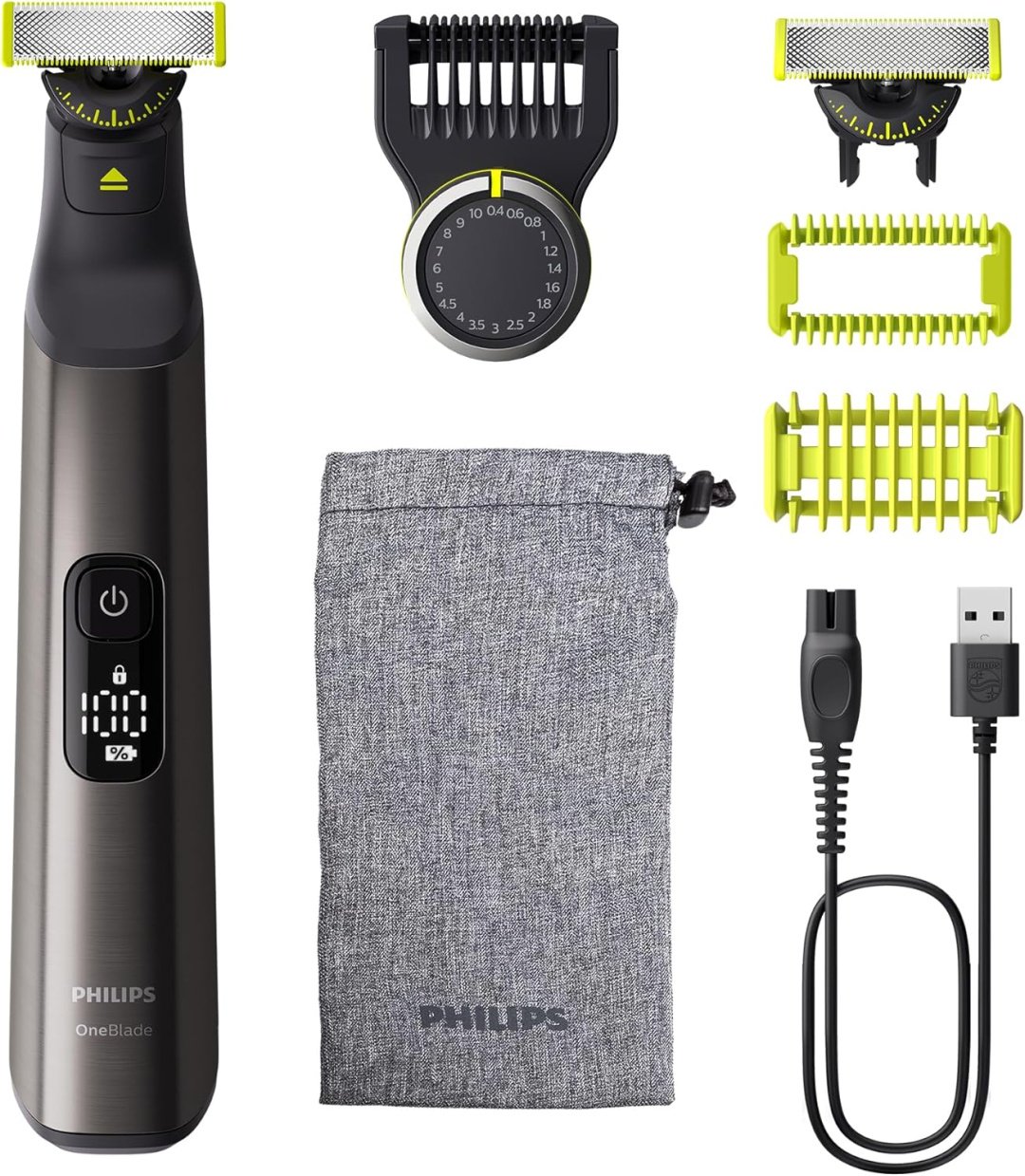 Philips триммер для бороды и усов, для окантовки, для стрижки, универсальное QP6552/30