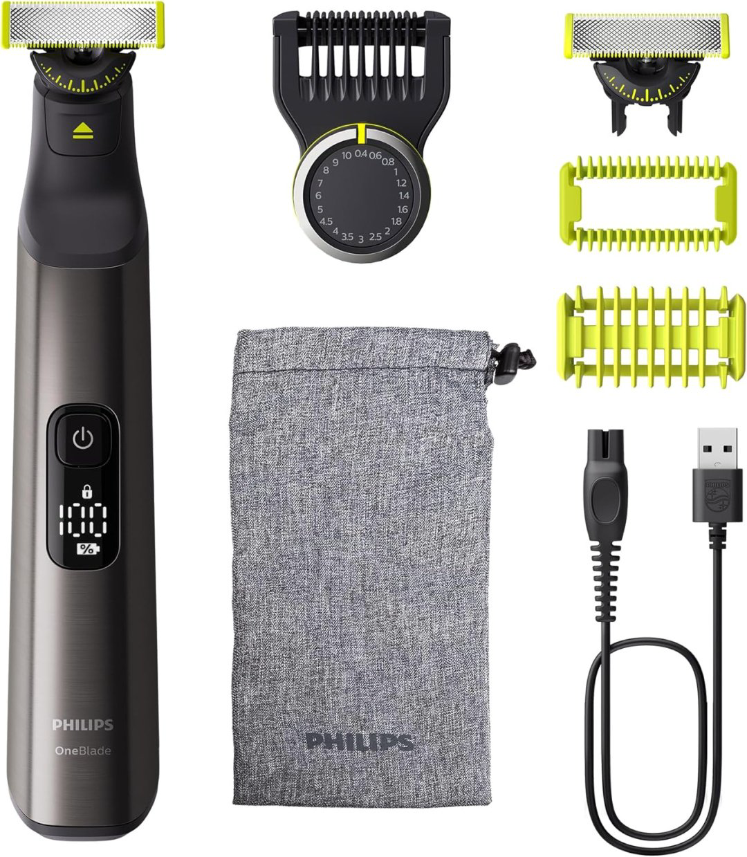 Philips триммер для бороды и усов, для окантовки, для стрижки, универсальное QP6552/30