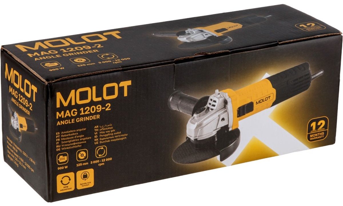 Шлифмашина угловая MOLOT 1335501 купить,NaN