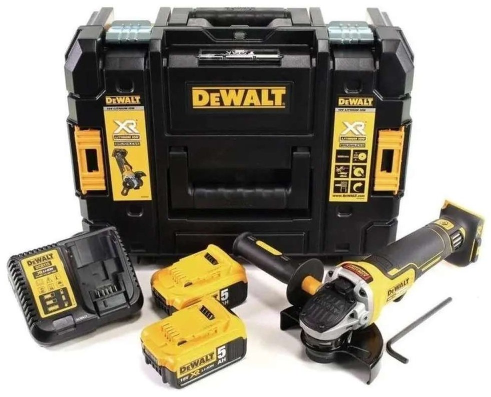 Шлифмашина угловая DeWALT DCG406P2LRT-QW