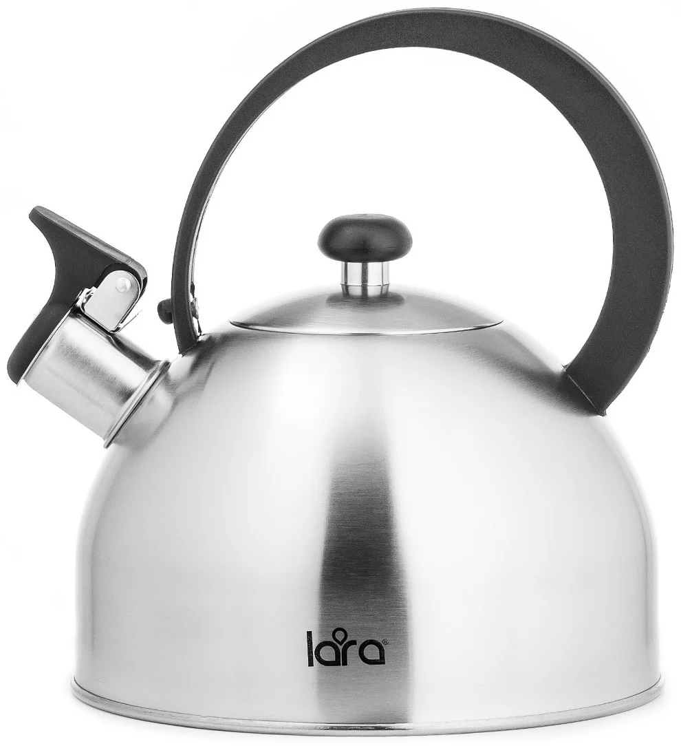 Чайник со свистком Lara LR00-65 2.5л серебристый купить,NaN