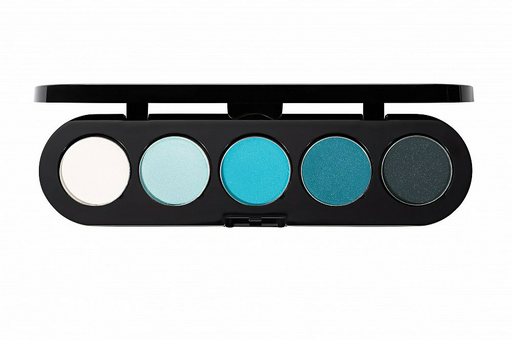 Тени для век Make-Up Atelier Paris 5 цветов T11 Сине-зеленая гамма 10гр