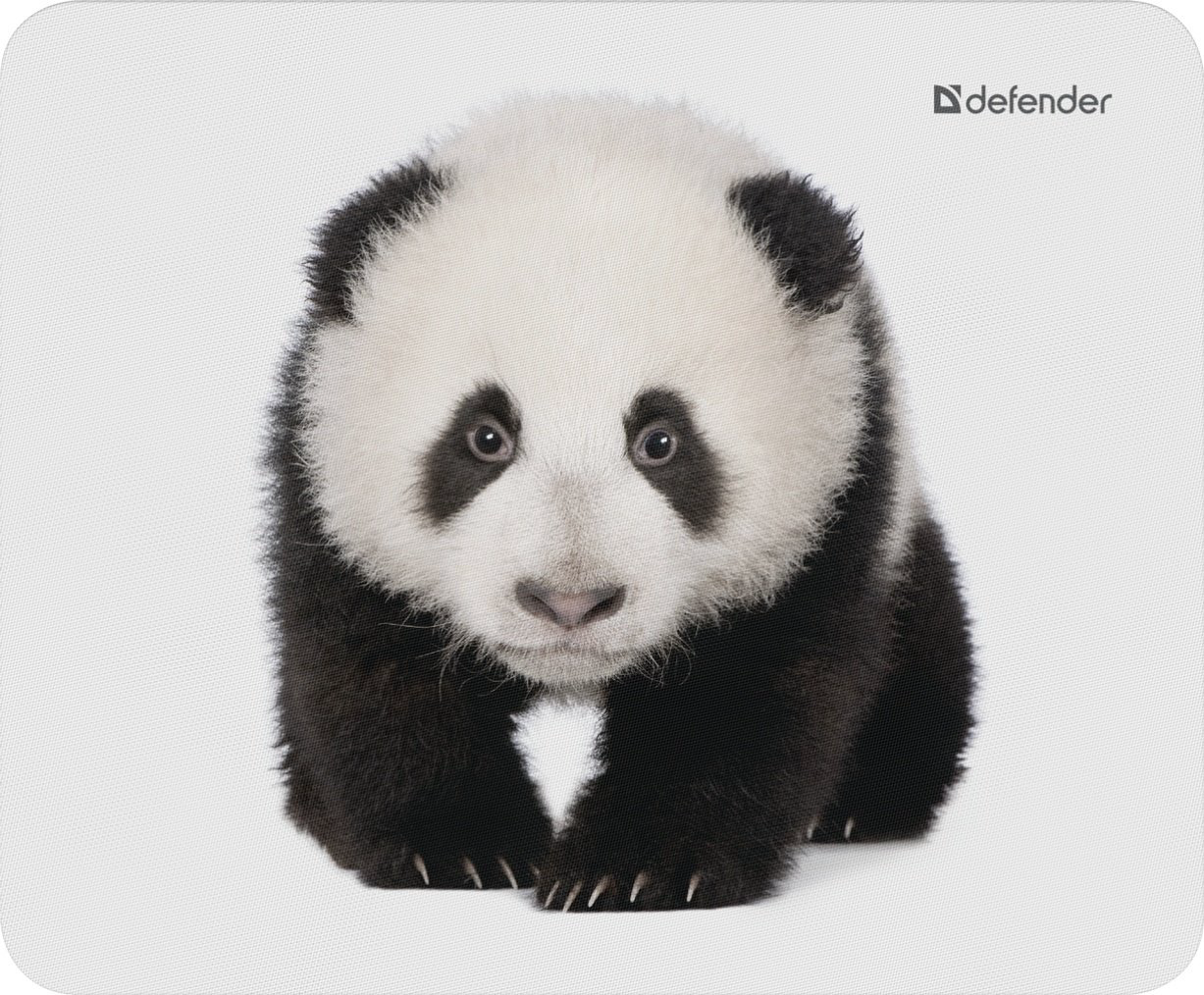 Коврик для мыши Defender Wild Animals Панда 180x220x1 мм рисунок