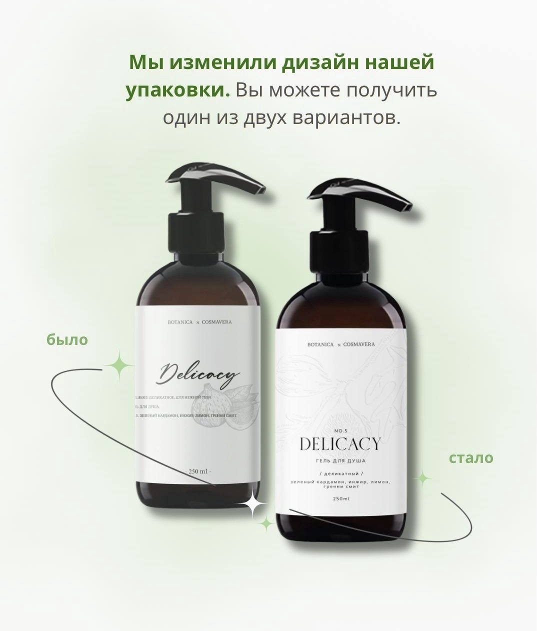 Cosmavera Delicacy no.5 кардамон, инжир гель 250 мл купить,6500