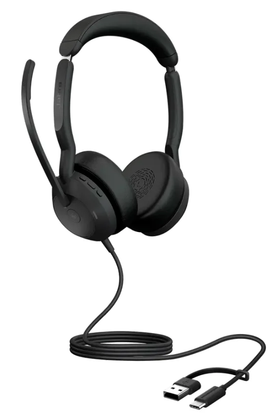 Наушники Jabra Evolve2 50 USB C/A MS Stereo 25089-999-799 Black купить,85850