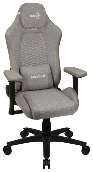 Игровое кресло AeroCool CROWN LOFT LIGHT GREY, серый