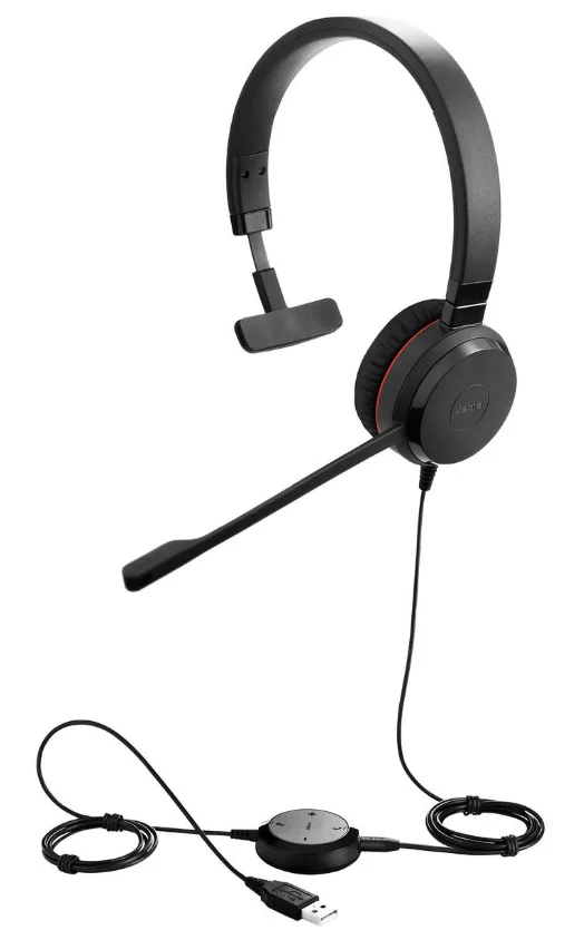 Наушники Jabra Evolve 30 II USB C/A Mono MS 5393-823-369 Black купить,NaN