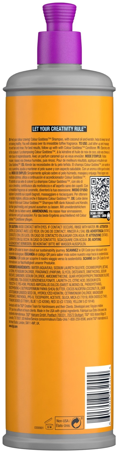 TIGI Bed Head Colour Goddess шампунь 400 мл купить,NaN