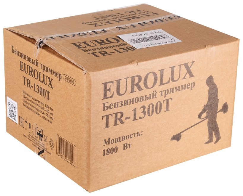 Триммер бензиновый Eurolux TR-1300T, леска и нож купить,NaN