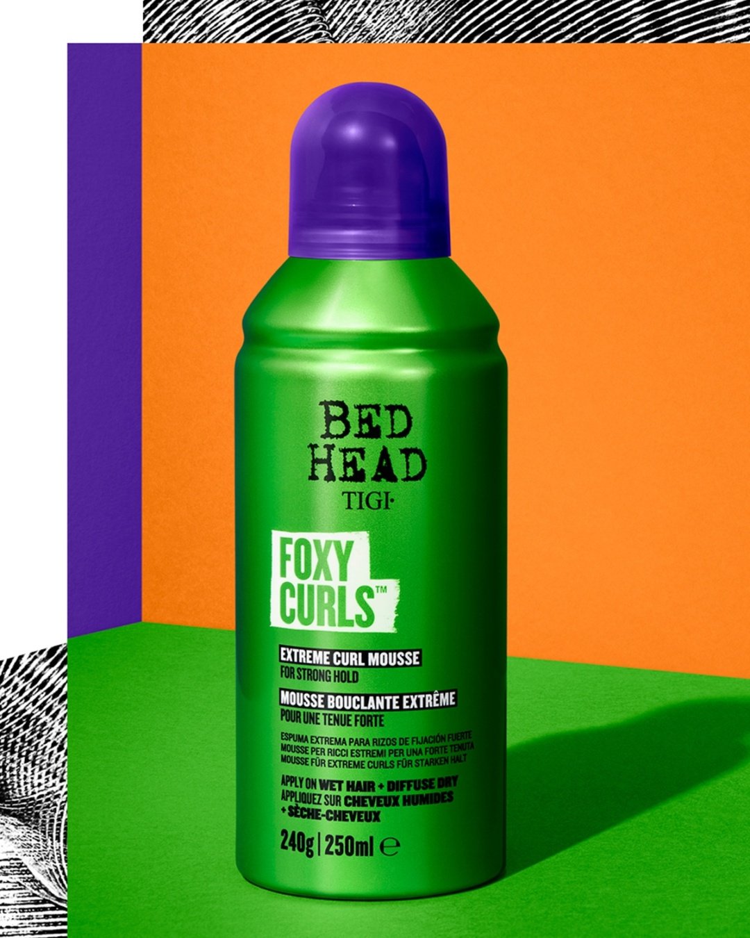 TIGI Bed Head Foxy Curls мусс сильная фиксация 250 мл купить,0