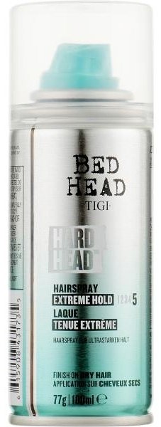 TIGI Bed Head Hard Head лак экстрасильная фиксация 100 мл - ForteMarket TIGI Bed Head Hard Head лак экстрасильная фиксация 100 мл купить,0