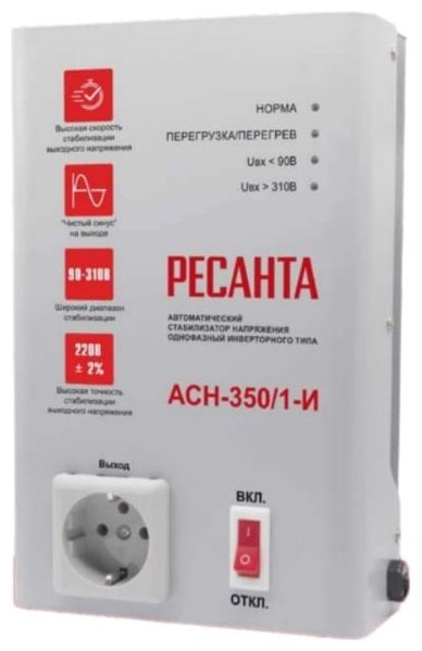 Стабилизатор напряжения Ресанта 350/1-И