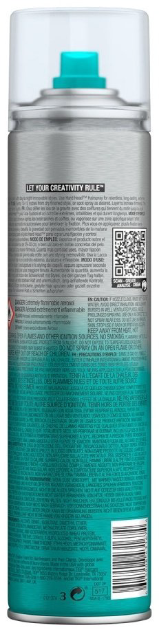 TIGI Bed Head Hard Head лак экстрасильная фиксация 385 мл купить,9900