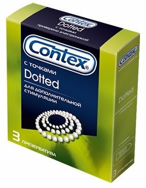 Презервативы Презервативы Contex Dotted 3 шт