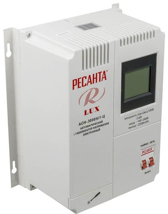 Стабилизатор напряжения Ресанта LUX АСН-3000Н/1-Ц - ForteMarket Стабилизатор напряжения Ресанта LUX АСН-3000Н/1-Ц купить,0