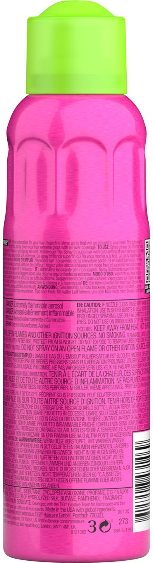 TIGI Bed Head Headrush спрей средняя фиксация 200 мл купить,0