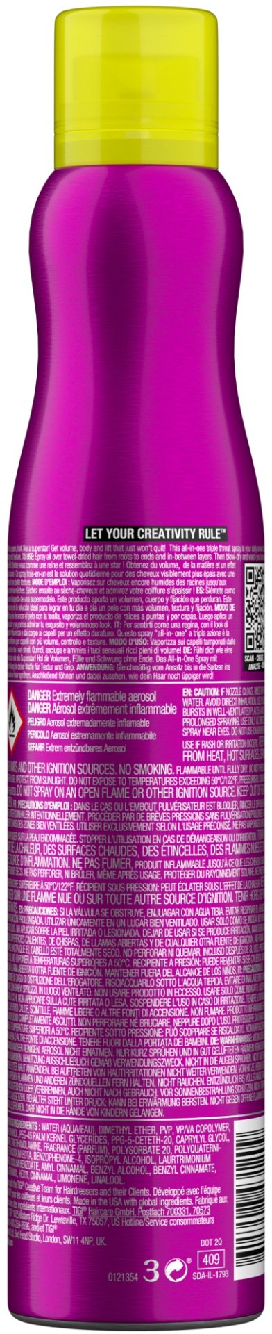 TIGI Bed Head Queen For A Day спрей средняя фиксация 311 мл - ForteMarket TIGI Bed Head Queen For A Day спрей средняя фиксация 311 мл купить,0