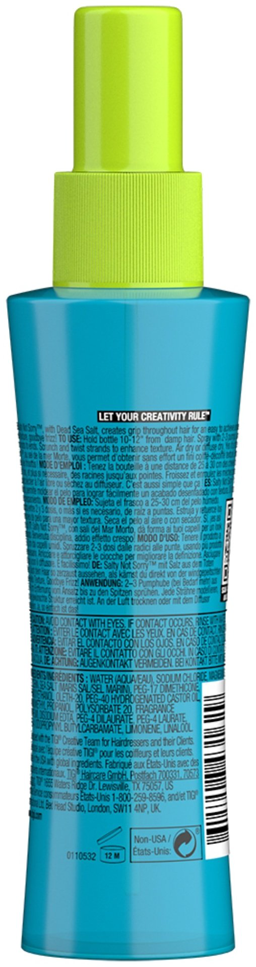 TIGI Bed Head Salty Not Sorry спрей средняя фиксация 100 мл купить,10900