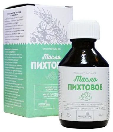 Алтайские травы натуральное масло пихтовое 30 мл купить,NaN