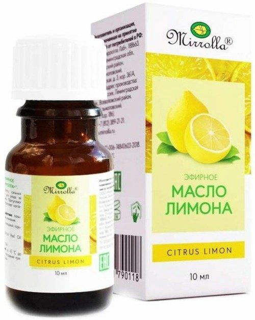Mirrolla эфирное масло лимон 10 мл купить,NaN