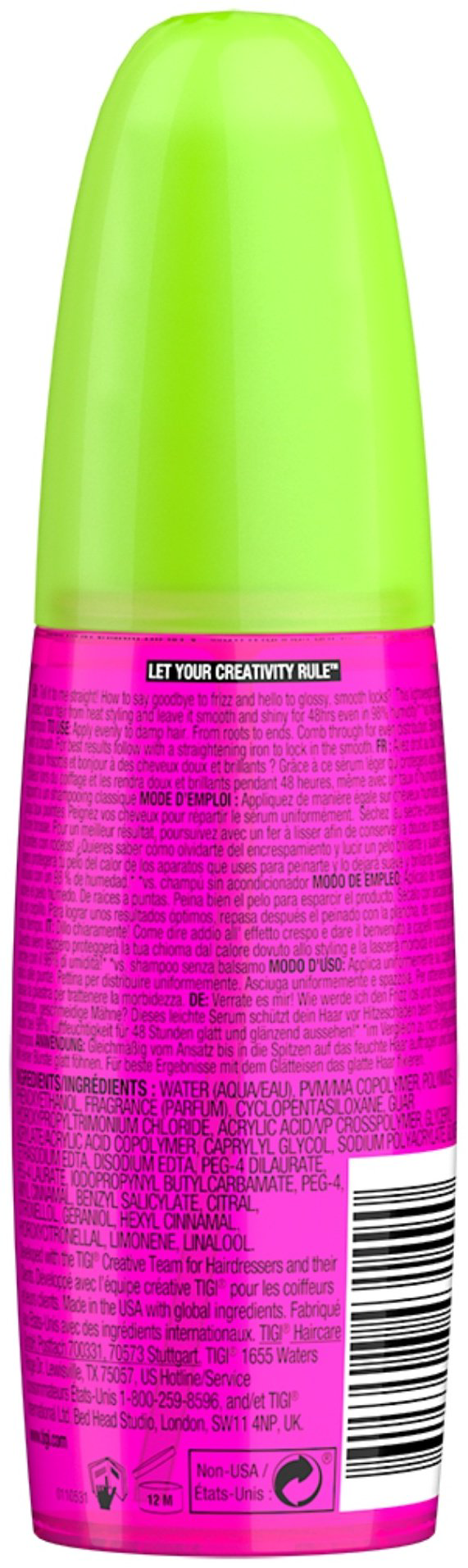 TIGI Bed Head Straighten Out текстурирующая сыворотка средняя фиксация 100 мл купить,11900