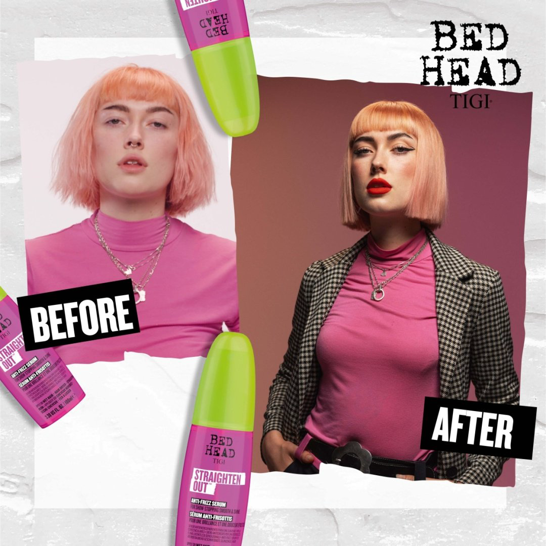 TIGI Bed Head Straighten Out текстурирующая сыворотка средняя фиксация 100 мл купить,11900