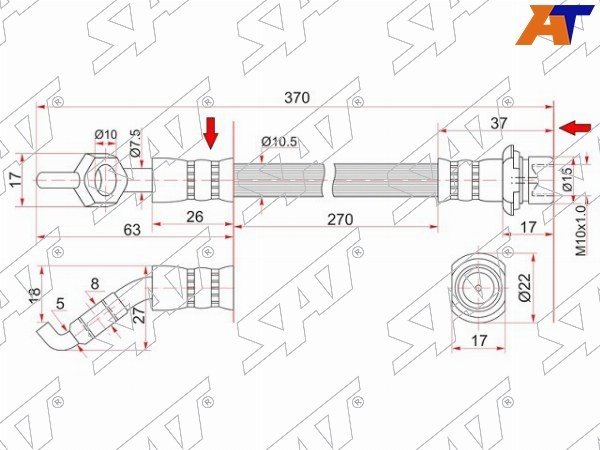 SAT ST9094702840 задний левый, правый купить,NaN