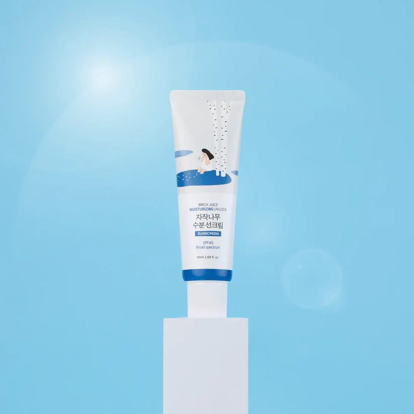 Round Lab крем Birch Juice Moisturizing SPF50 для лица, для зоны декольте 50 мл купить,8000
