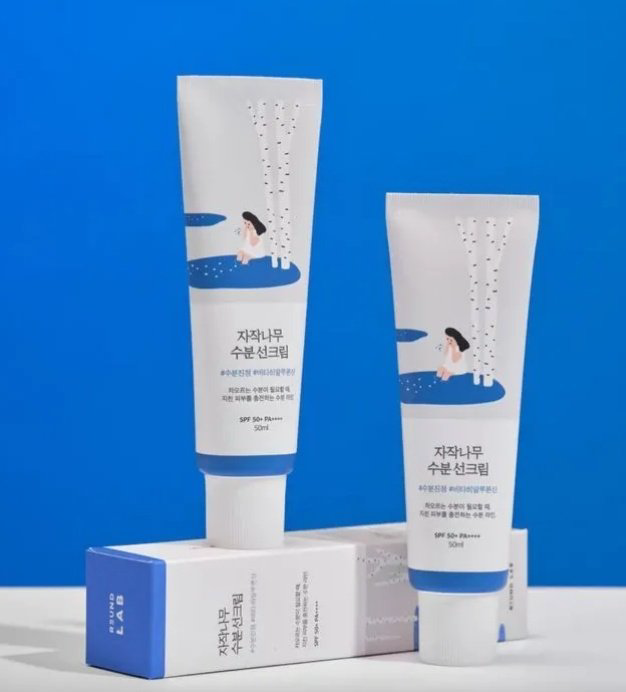 Round Lab крем Birch Juice Moisturizing SPF50 для лица, для зоны декольте 50 мл купить,8000