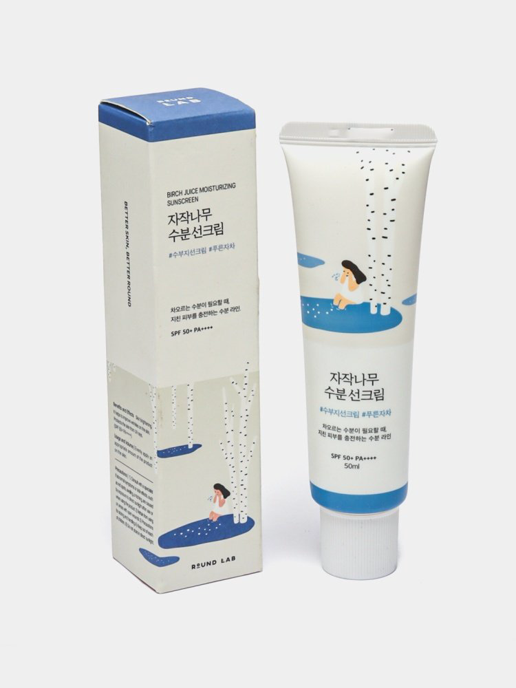 Round Lab крем Birch Juice Moisturizing SPF50 для лица, для зоны декольте 50 мл купить,8000