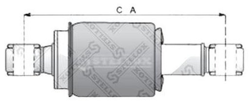 Амортизатор Stellox задний 8703367SX 1 шт купить,NaN